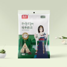 雅垄 牦牛奶贝 110克 草莓味