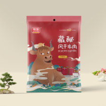 雅垄 藏秘风干牛肉 100克 香辣味